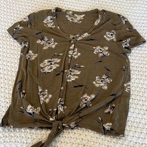 Lucky brand flower shirt